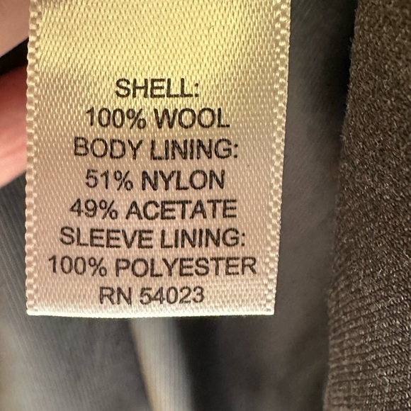 Banana Republic Lanificio Cerruti Tailored Fit Gray Classic Wool Blazer Sz 42R - Picture 6 of 14